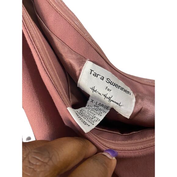 Tara Swennen Pink Embellished One Shoulder Party Cocktail Hour Dress Size XL‎ - Picture 2 of 6